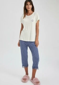 DeFacto Set Regular Fit- Pyjama - Indigo