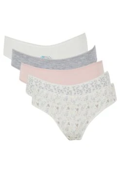 DeFacto Pack 5 - Slip - Grey -DeFacto 5133f996a03a40fea117fcceaffa8104