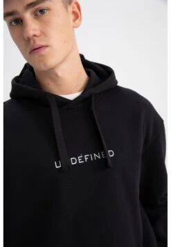 DeFacto Boxy Fit- Hoodie - Black 9 DeFacto Boxy Fit- Hoodie - Black -DeFacto 5164a987f5234b86b56c61449a07a996