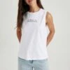 DeFacto Regular Fit- Top - White -DeFacto 51ee7e240bb94a19b877c6097b939910