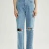 DeFacto 90'S Wide Leg- Flared Jeans - Blue 2 DeFacto 90'S Wide Leg- Flared Jeans - Blue -DeFacto 52843aa3ff7b41e09502c9b91c497176