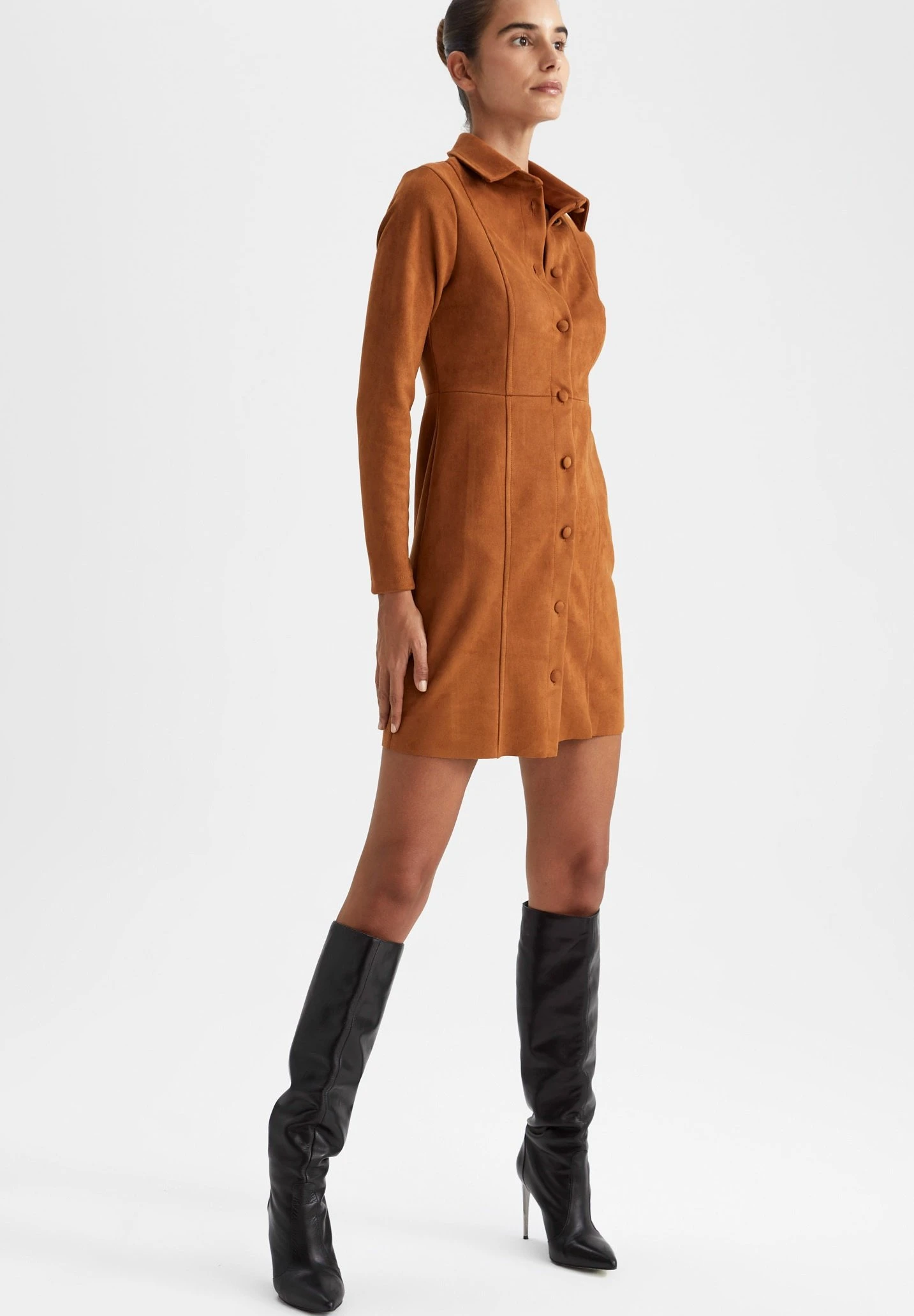 DeFacto Blousejurk - Brown 4 DeFacto Blousejurk - Brown - Afbeelding 2