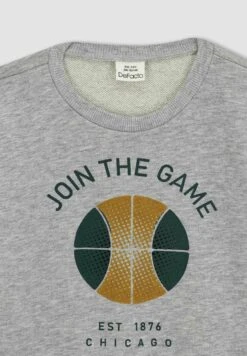 DeFacto Sweater - Grey -DeFacto 53966863cc8a4c14b8bd24023848ec06