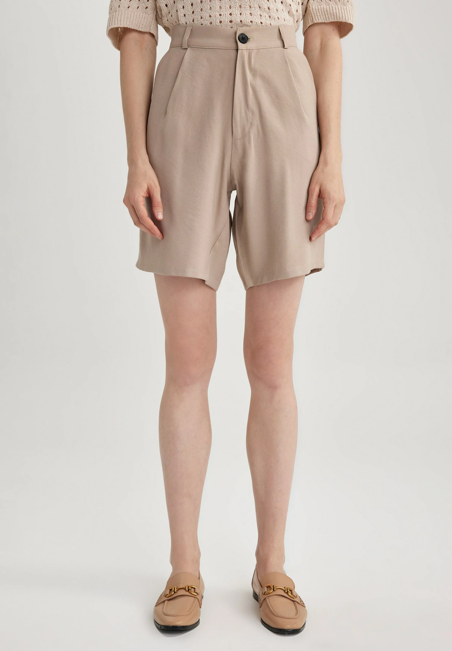 DeFacto Bermuda - Shorts - Beige 3 DeFacto Bermuda - Shorts - Beige