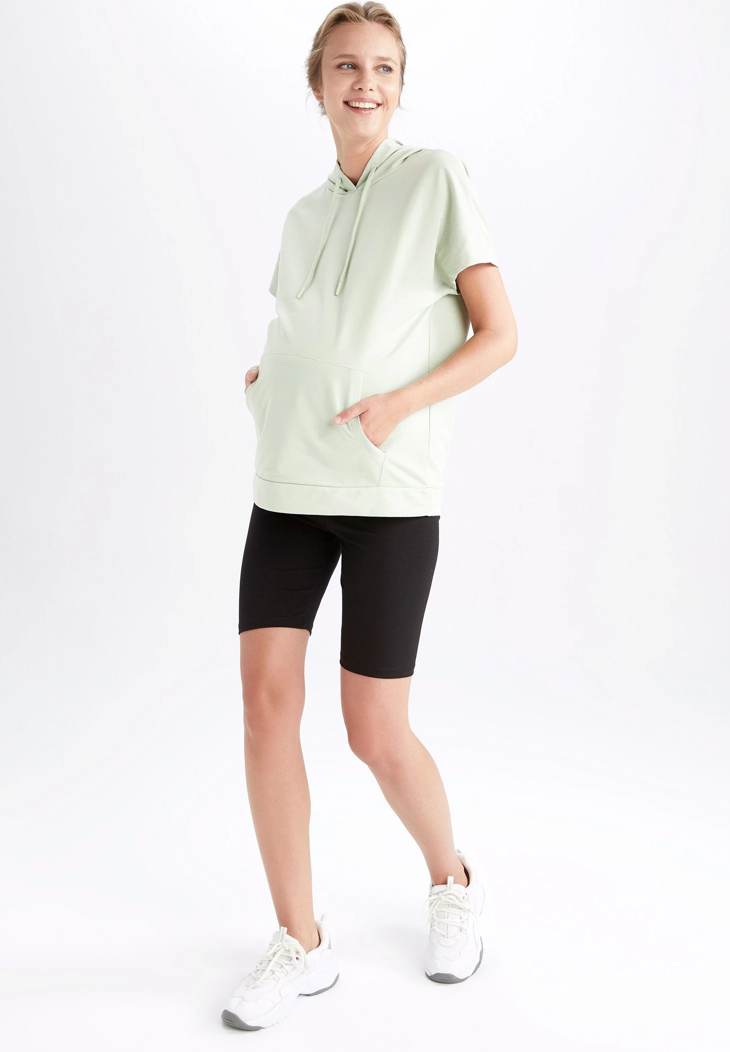 DeFacto Regular Fit - Sweater - Turquoise 4 DeFacto Regular Fit - Sweater - Turquoise - Afbeelding 2