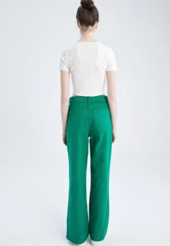 DeFacto Wide Leg - Flared Jeans - Green 7 DeFacto Wide Leg - Flared Jeans - Green -DeFacto 54a7d648cdaa4645801cee125045b5e2