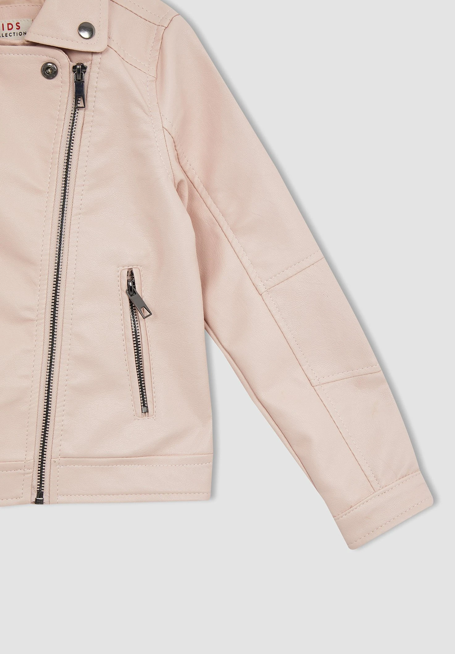 DeFacto Imitatieleren Jas - Pink 6 DeFacto Imitatieleren Jas - Pink - Afbeelding 4