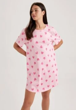DeFacto Regular Fit- Nachtjapon - Pink