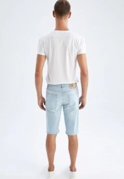 DeFacto Slim Fit - Jeansshort - Blue 7 DeFacto Slim Fit - Jeansshort - Blue -DeFacto 55b7ab954efd4b7ba6ef3b803ae8af66