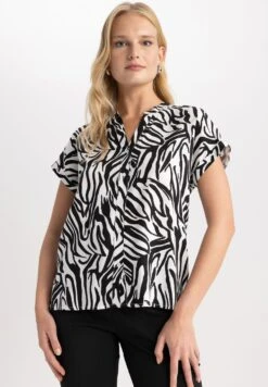DeFacto Regular Fit - Blouse - Ecru