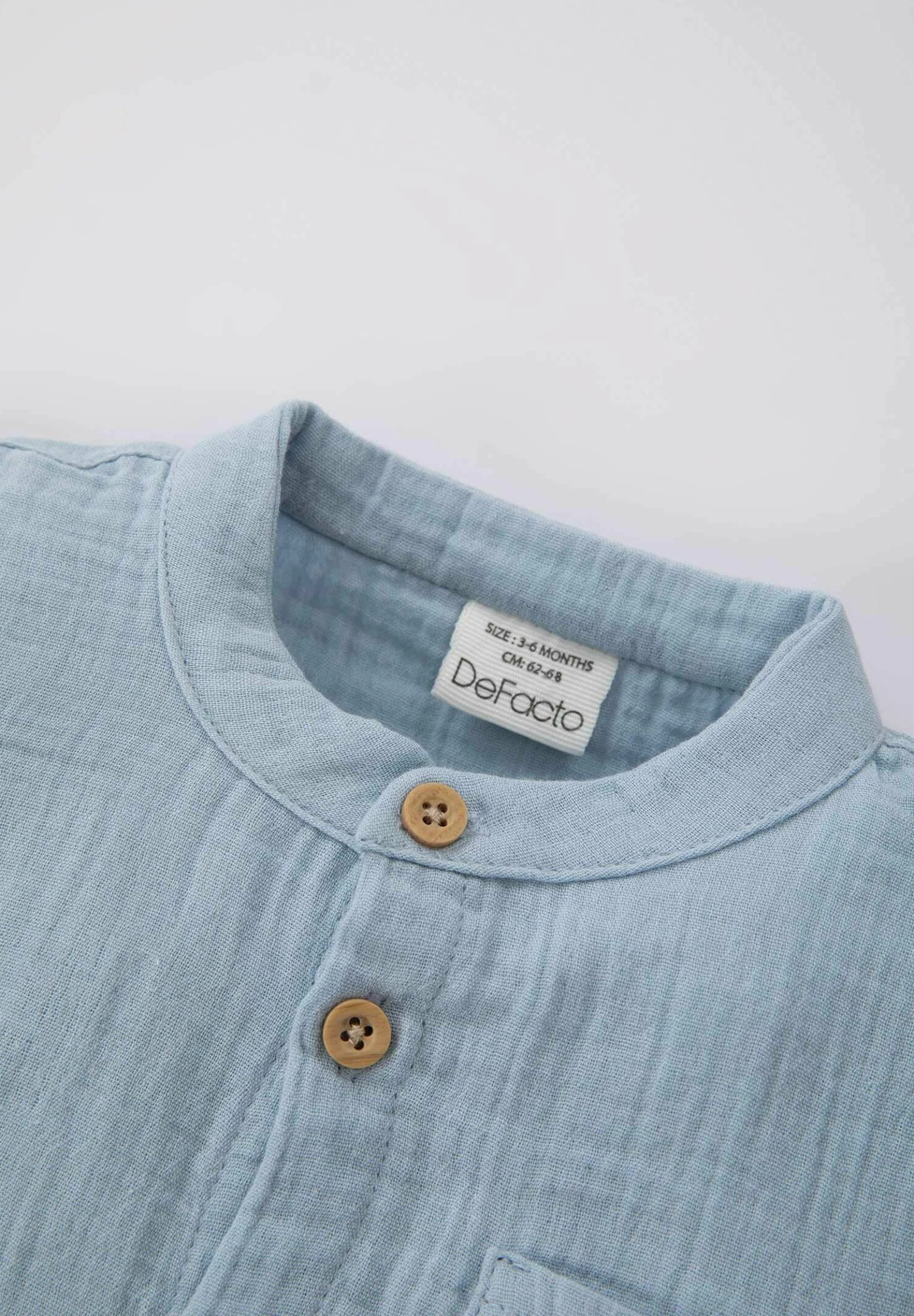 DeFacto Regular Fit- Jumpsuit - Blue 5 DeFacto Regular Fit- Jumpsuit - Blue - Afbeelding 3