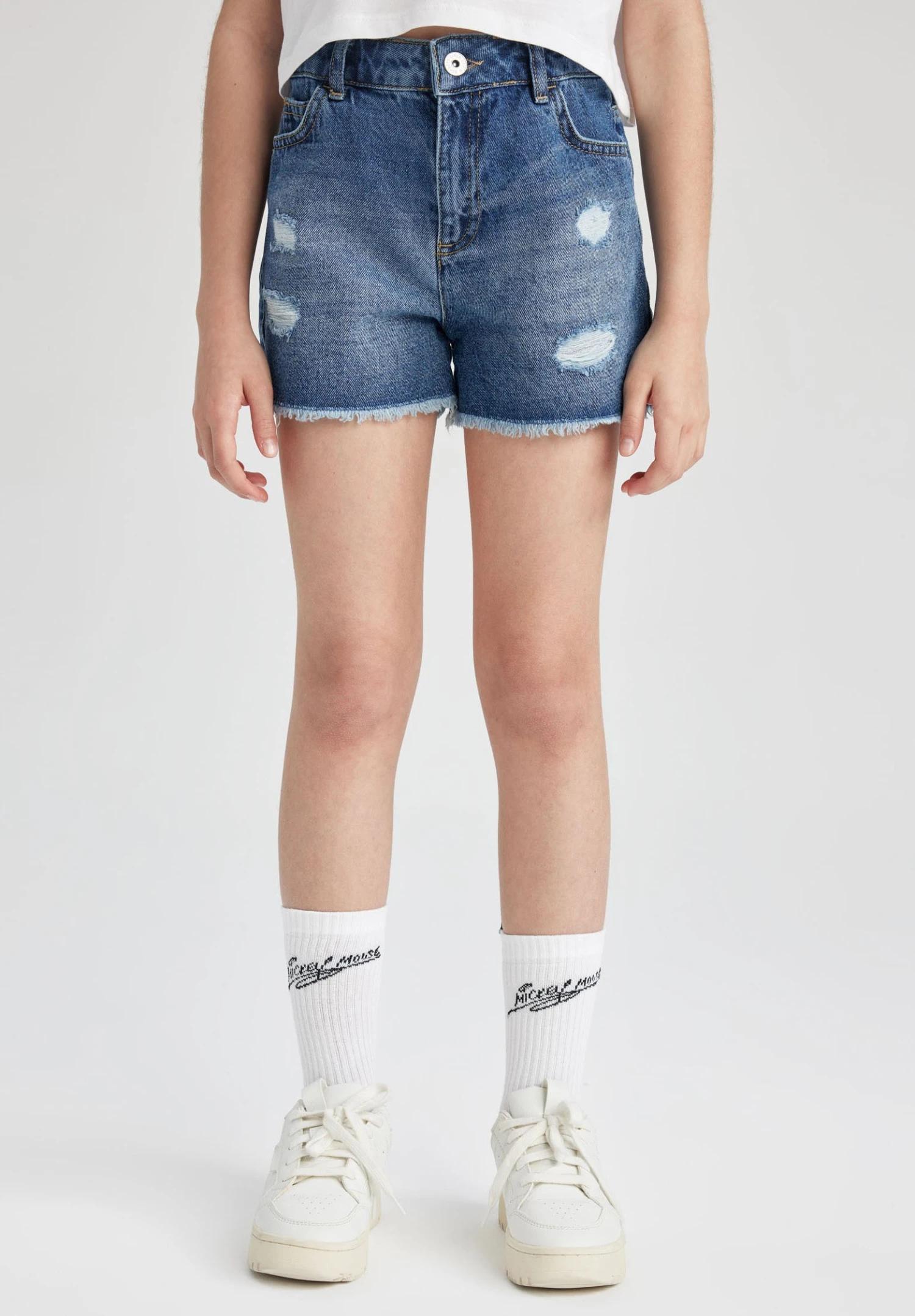 DeFacto Mom Fit- Jeansshort - Blue 4 DeFacto Mom Fit- Jeansshort - Blue - Afbeelding 2