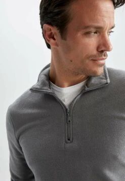 DeFacto Regular Fit- Fleece Trui - Grey 8 DeFacto Regular Fit- Fleece Trui - Grey -DeFacto 57f2c6009d0c487ab2077f8e972ac848