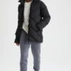 DeFacto Regular Fit- Winterjas - Black -DeFacto 5814011f09b648119523842815a3fceb