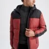 DeFacto Regular Fit- Winterjas - Red -DeFacto 5875a632f94340e6aa1d8477fe183514
