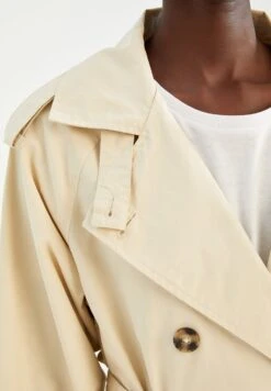 DeFacto Relax Fit - Trenchcoat - Beige 9 DeFacto Relax Fit - Trenchcoat - Beige -DeFacto 58cbdecda9b742c9b44fe8ff7a32de53