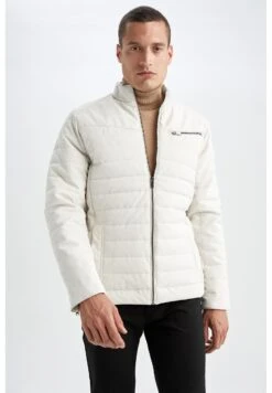 DeFacto Slim Fit - Imitatieleren Jas - Beige