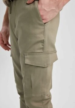 DeFacto Standart Fit - Cargobroek - Khaki -DeFacto 5b16b8487476438eb6e2ad2cada83485