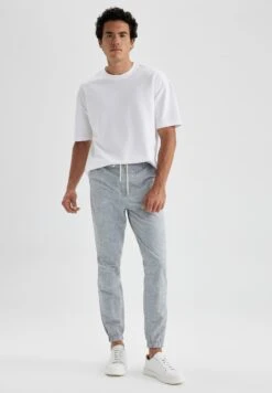 DeFacto Jogger Fit - Broek - Grey -DeFacto 5b5d81b89efa40e585ef2a545a9337a4