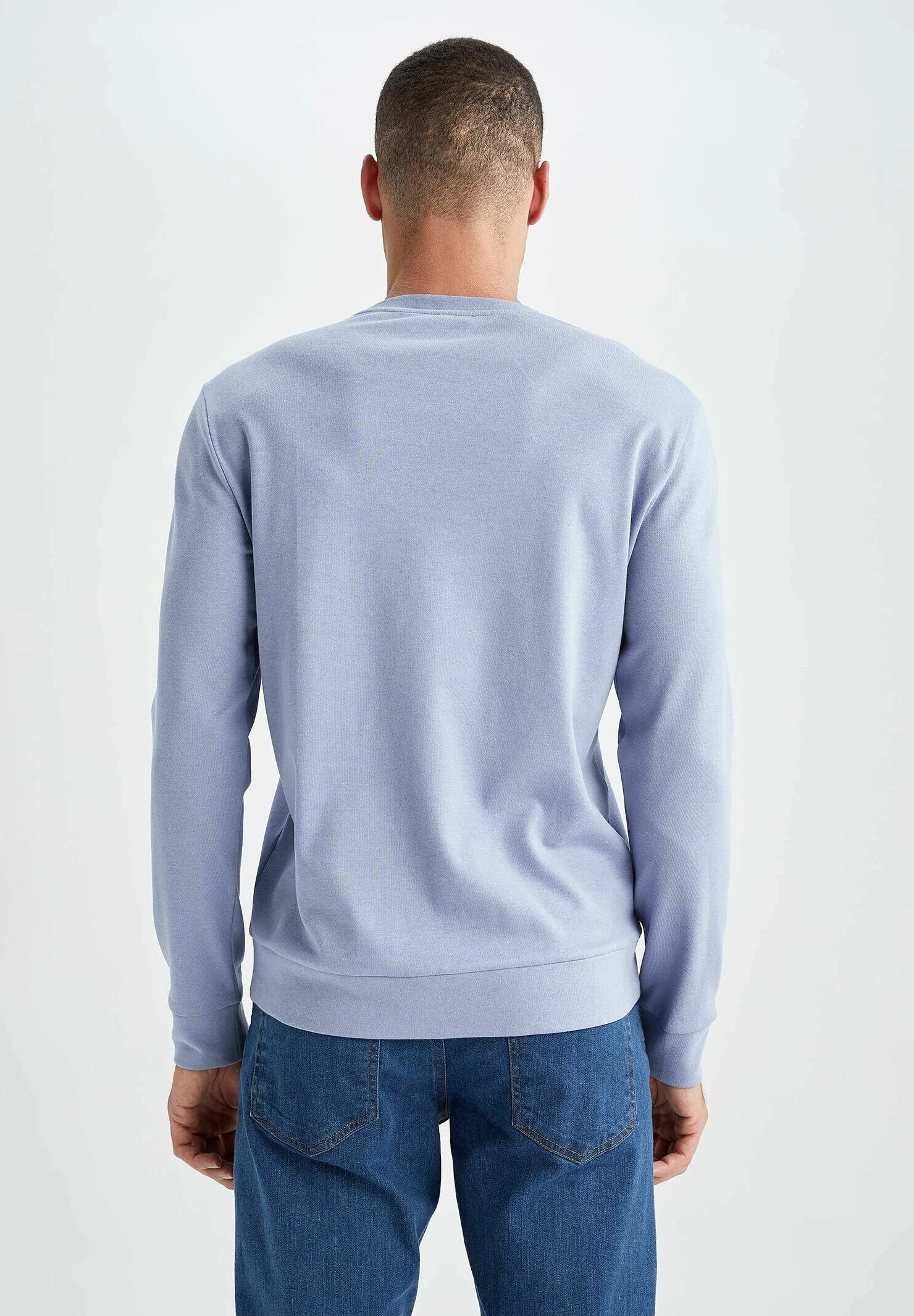 DeFacto Sweater - Blue 5 DeFacto Sweater - Blue - Afbeelding 3