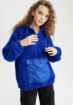 DeFacto Fleece Trui - Blue