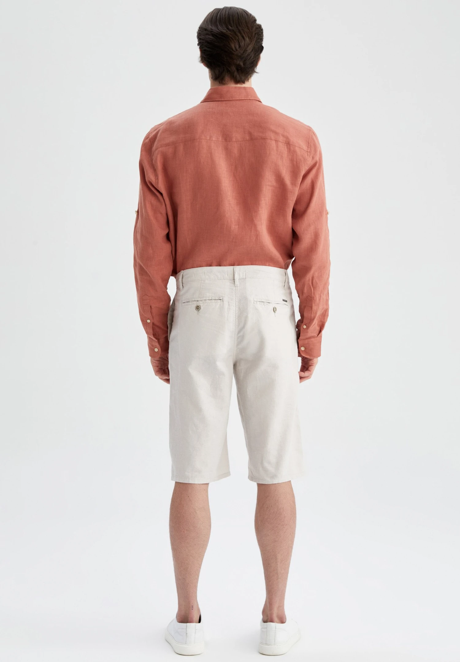 DeFacto Regular Fit- Shorts - Beige 5 DeFacto Regular Fit- Shorts - Beige - Afbeelding 3