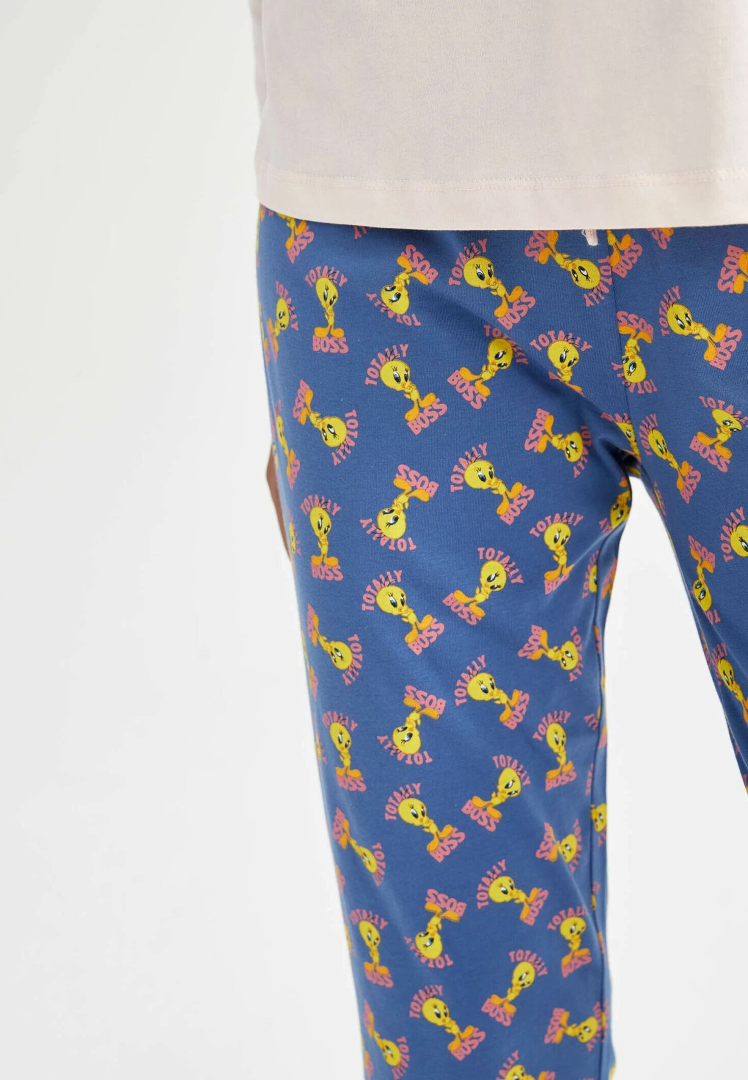 DeFacto Set Looney Tunes Tweety Bird Regular Fit - Pyjama - Indigo 6 DeFacto Set Looney Tunes Tweety Bird Regular Fit - Pyjama - Indigo - Afbeelding 4