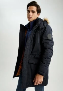 DeFacto Regular Fit - Winterjas - Navy -DeFacto 5c0bcfe32bb64df2bdad1cc2b912d479