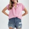 DeFacto Regular Fit - Overhemdblouse - Pink 2 DeFacto Regular Fit - Overhemdblouse - Pink -DeFacto 5c9bd23b0d8943c68f1a5a3cf44b7fc3