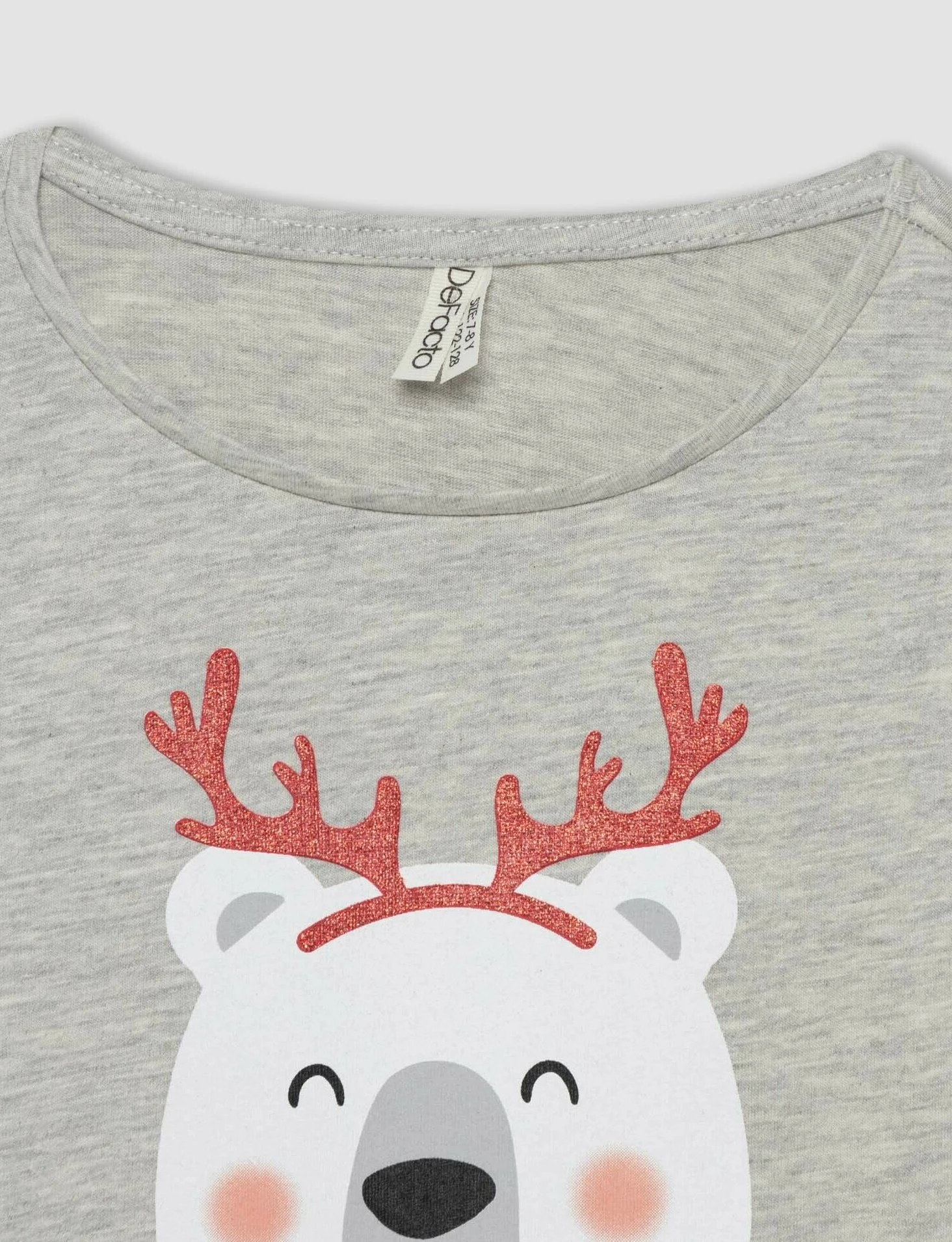 DeFacto Regular Fit - Pyjama - Grey 7 DeFacto Regular Fit - Pyjama - Grey - Afbeelding 5