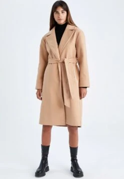 DeFacto Regular Fit - Mantel - Beige -DeFacto 5db142691ccf49768e3866eacfff74d3