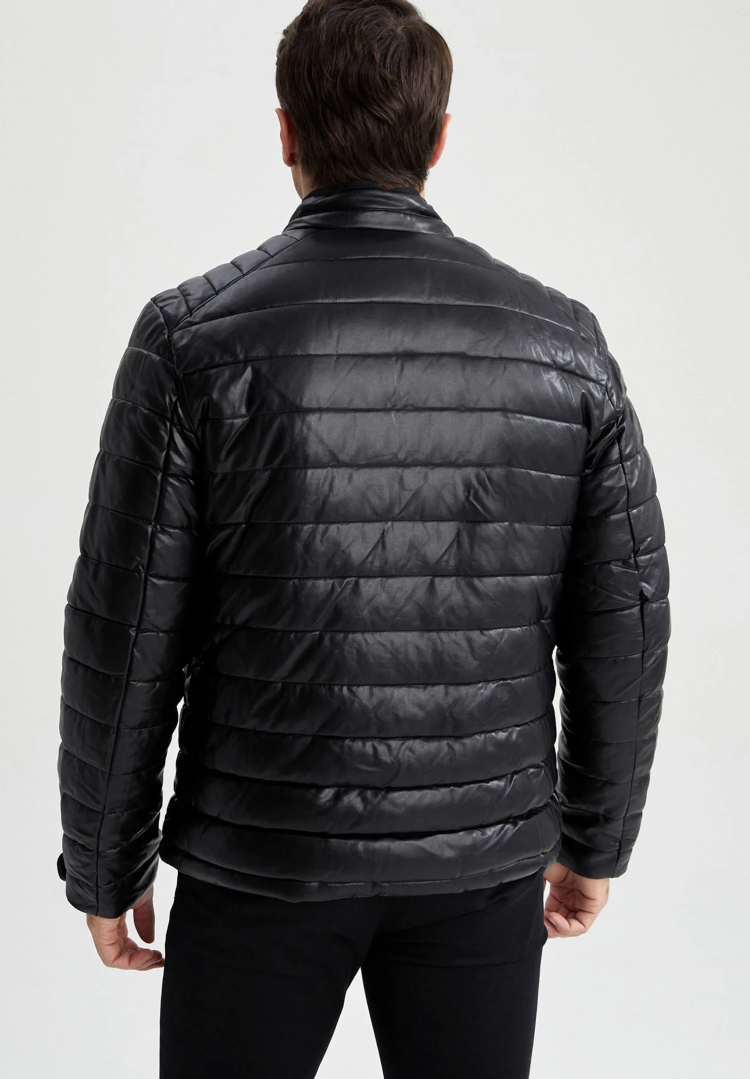 DeFacto Slim Fit - Jas - Black 5 DeFacto Slim Fit - Jas - Black - Afbeelding 3