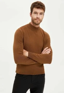 DeFacto Slim Fit - Trui - Brown 8 DeFacto Slim Fit - Trui - Brown -DeFacto 5ef4fb384f8645ac85a12d08ef47ba29