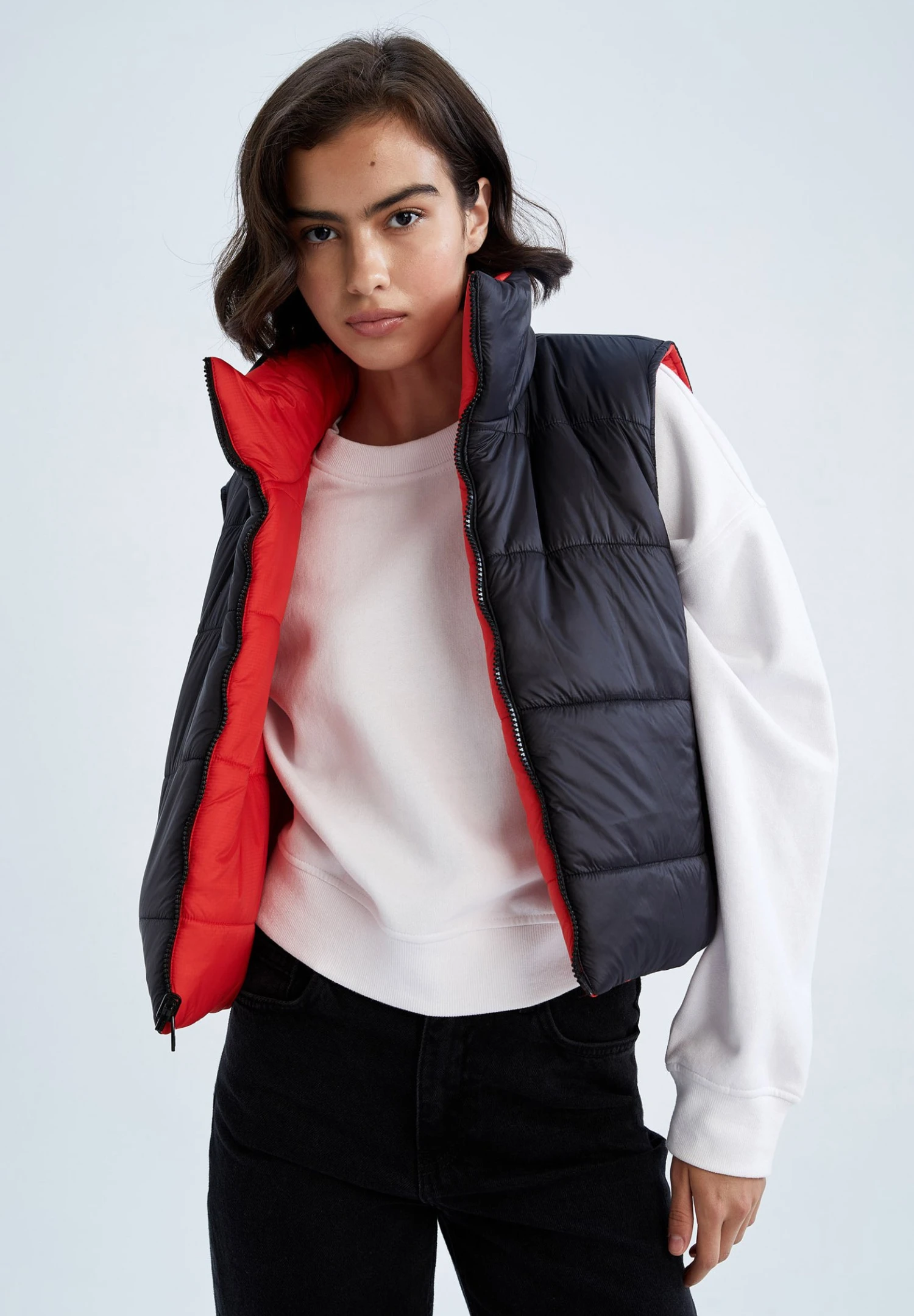 DeFacto Relax Fit - Bodywarmer - Red 6 DeFacto Relax Fit - Bodywarmer - Red - Afbeelding 4