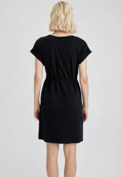 DeFacto A Line - Jerseyjurk - Black 8 DeFacto A Line - Jerseyjurk - Black -DeFacto 6081187bdc184079bef628722ca6db32