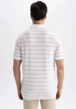 DeFacto Regular Fit - Poloshirt - Beige -DeFacto 60f502cc70164e2c9c89c7da70ba0194