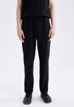 DeFacto Regular Fit - Pyjamabroek - Black
