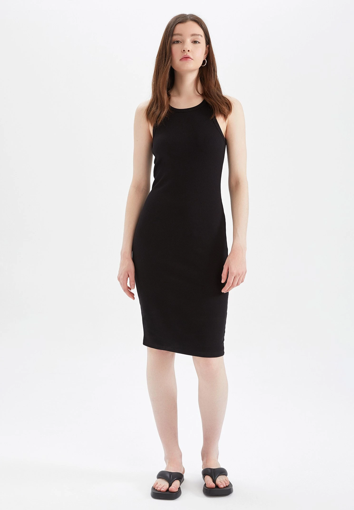 DeFacto Bodycon - Jerseyjurk - Black 3 DeFacto Bodycon - Jerseyjurk - Black