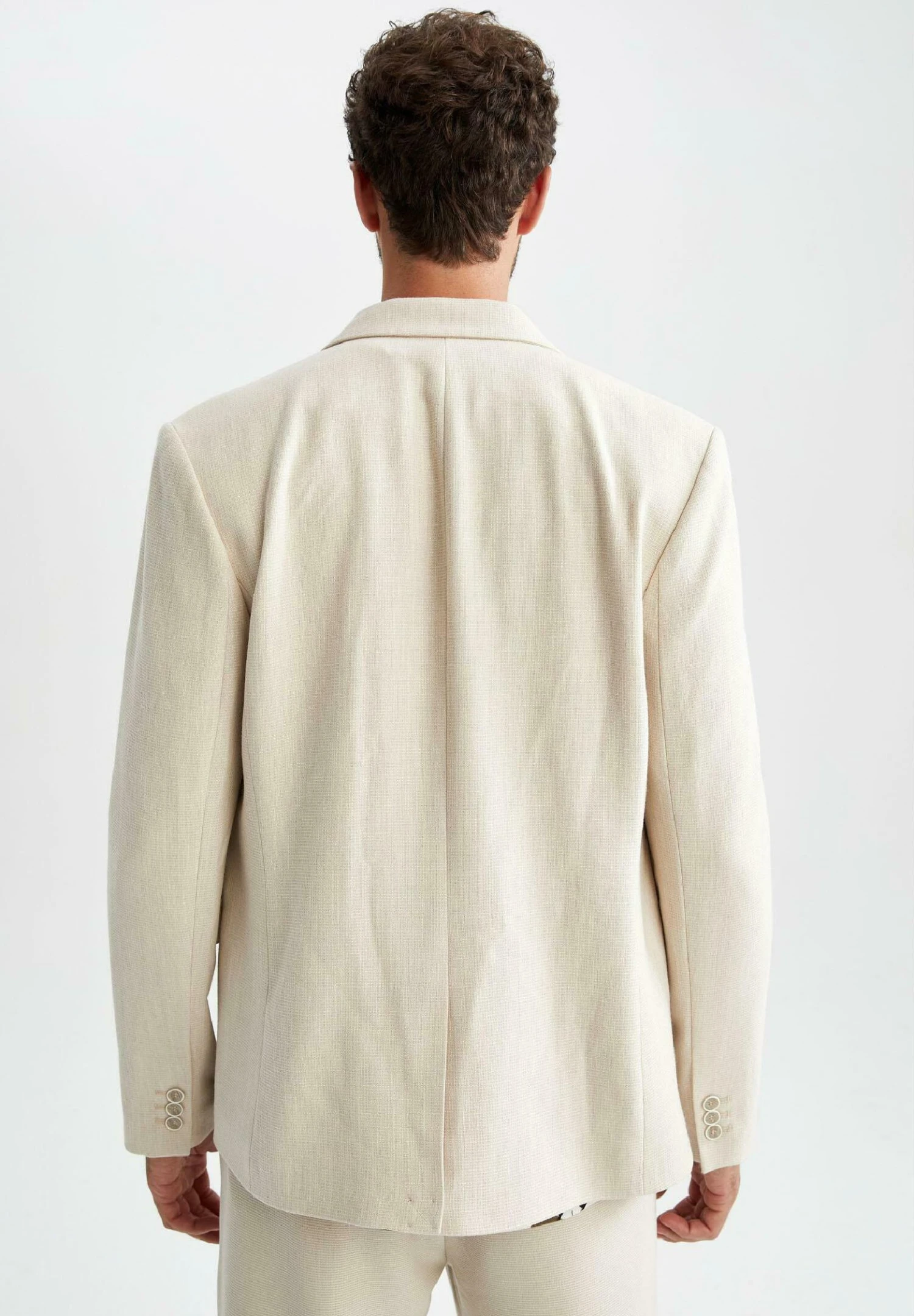 DeFacto Blazer - Ecru 4 DeFacto Blazer - Ecru - Afbeelding 2