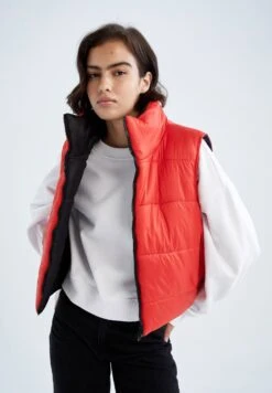DeFacto Relax Fit - Bodywarmer - Red