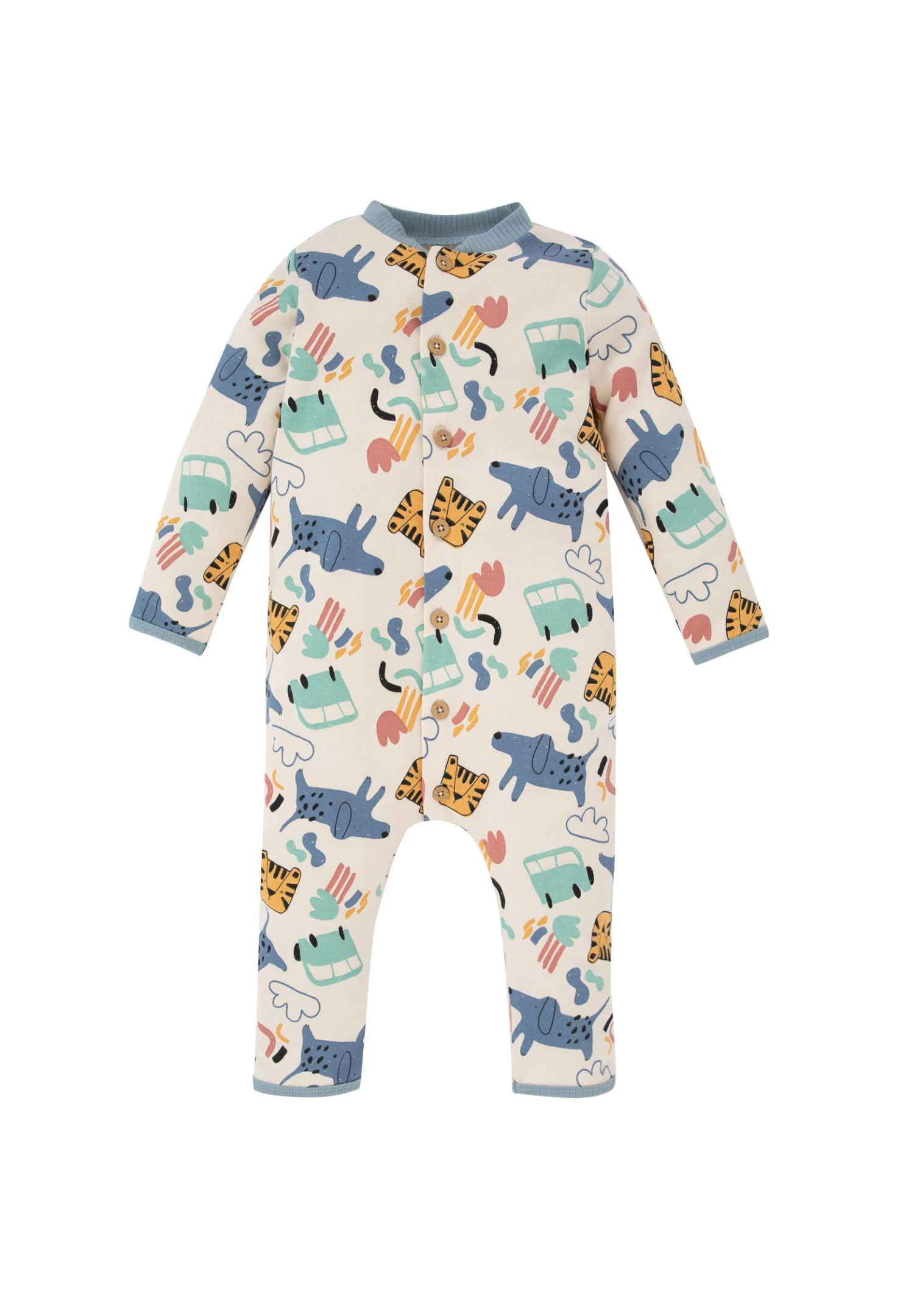 DeFacto Regular Fit - Jumpsuit - Ecru 3 DeFacto Regular Fit - Jumpsuit - Ecru