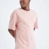 DeFacto Comfort Fit - T-Shirt Basic - Pink 2 DeFacto Comfort Fit - T-Shirt Basic - Pink -DeFacto 62fa1c20a8e2488ba312442117af8222