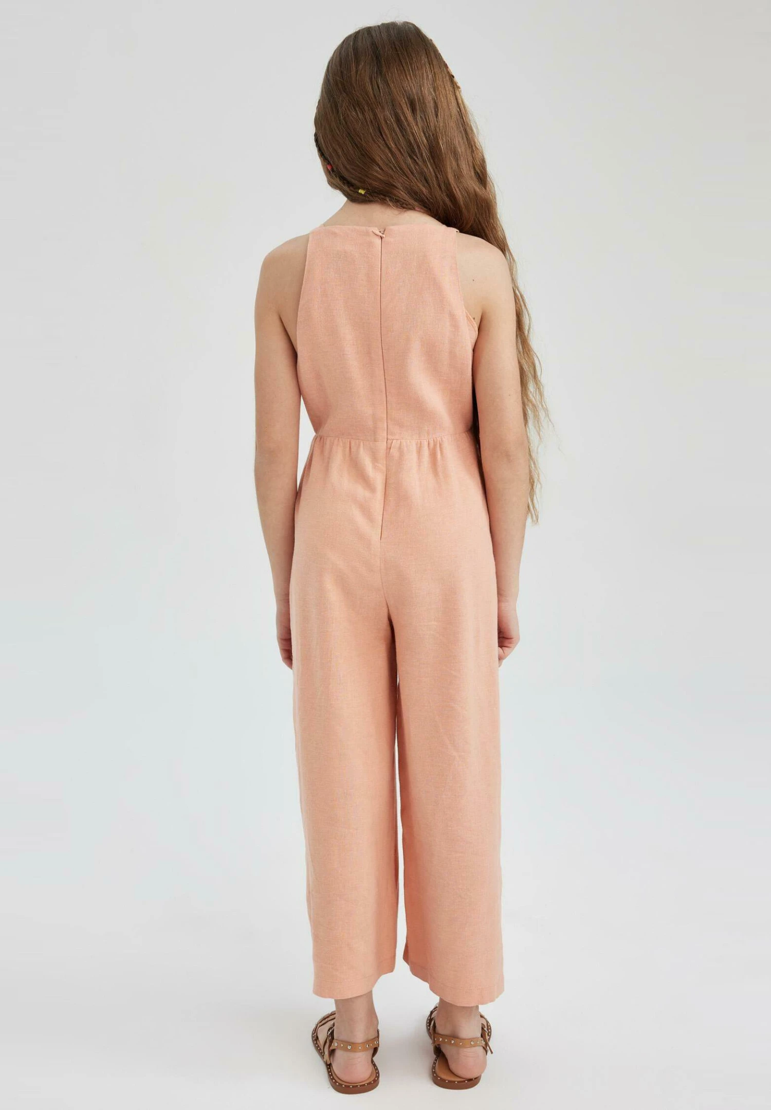 DeFacto Regular Fit - Jumpsuit - Bordeaux 5 DeFacto Regular Fit - Jumpsuit - Bordeaux - Afbeelding 3