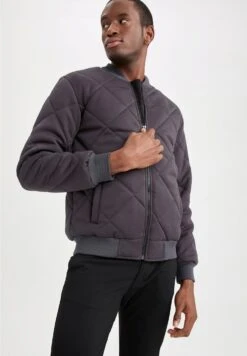 DeFacto Regular Fit- Bomberjacks - Anthracite