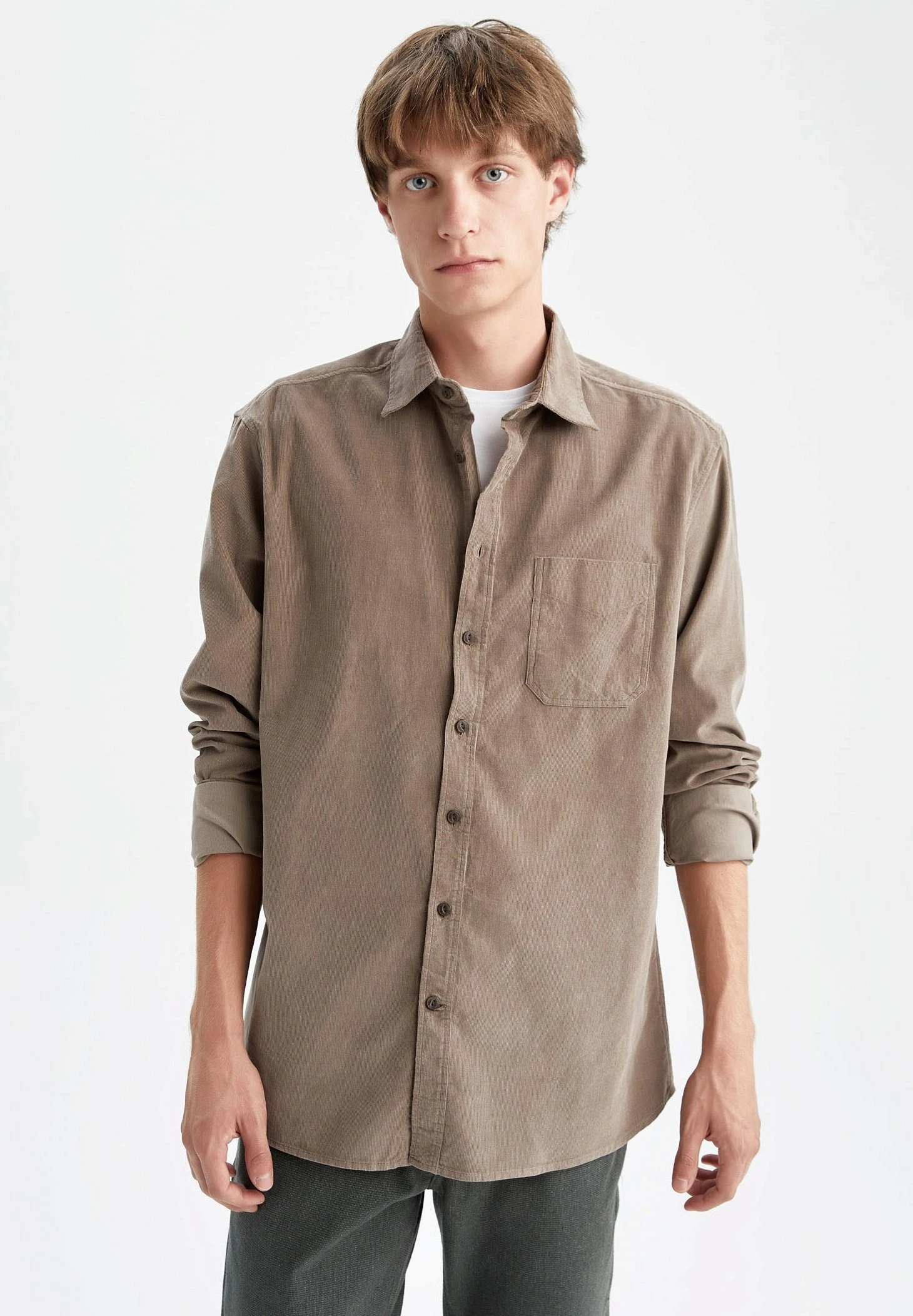 DeFacto Regular Fit- Lichte Jas - Khaki 3 DeFacto Regular Fit- Lichte Jas - Khaki