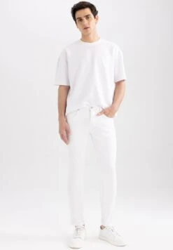 DeFacto Slim Fit Jeans - White 8 DeFacto Slim Fit Jeans - White -DeFacto 651ded6cc1cf45538ce5ab7c3cbe5e42