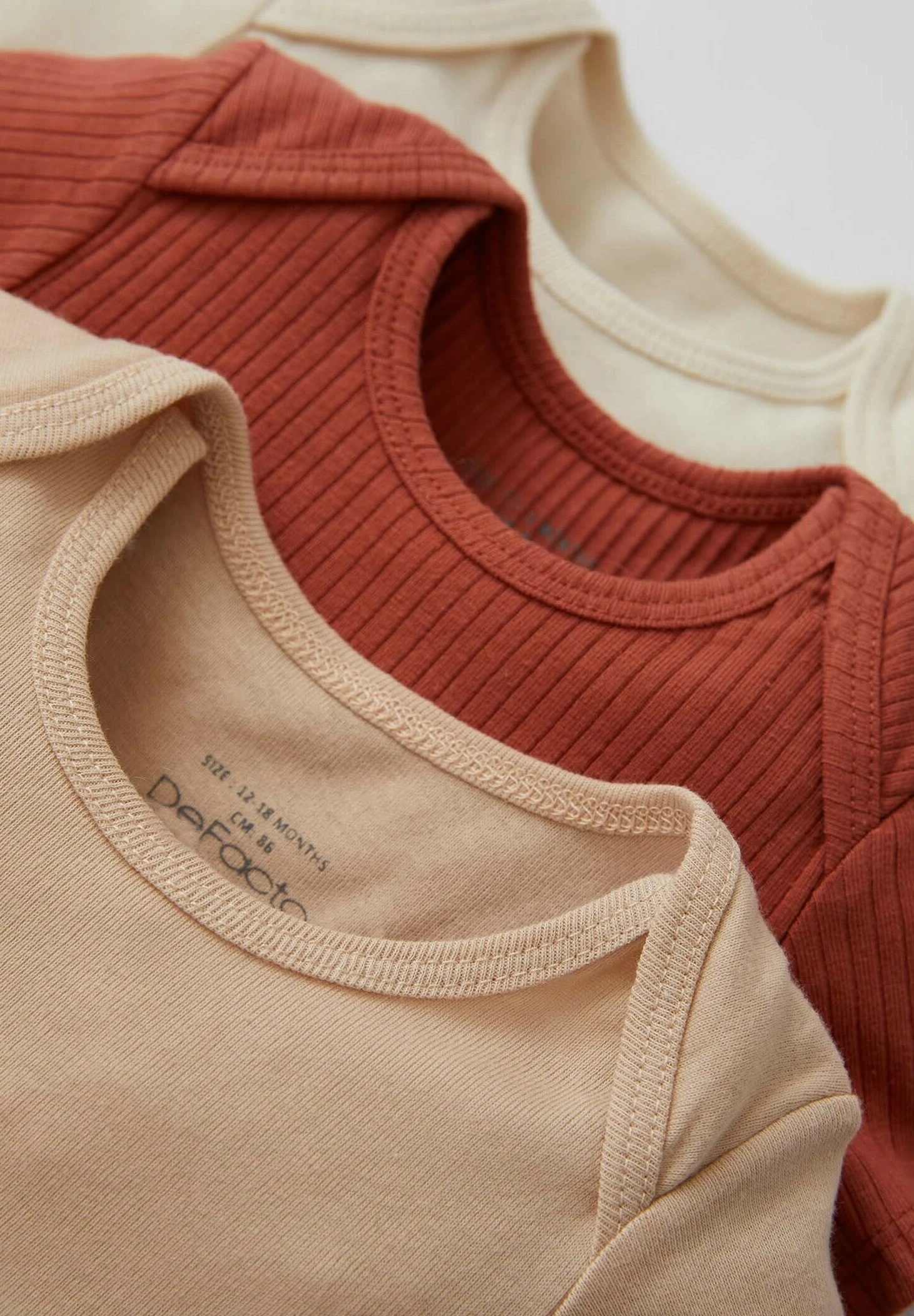 DeFacto 3Pack - Body - Multicoloured 6 DeFacto 3Pack - Body - Multicoloured - Afbeelding 4