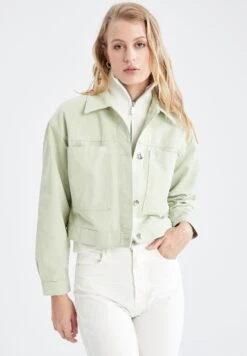 DeFacto Lichte Jas - Turquoise