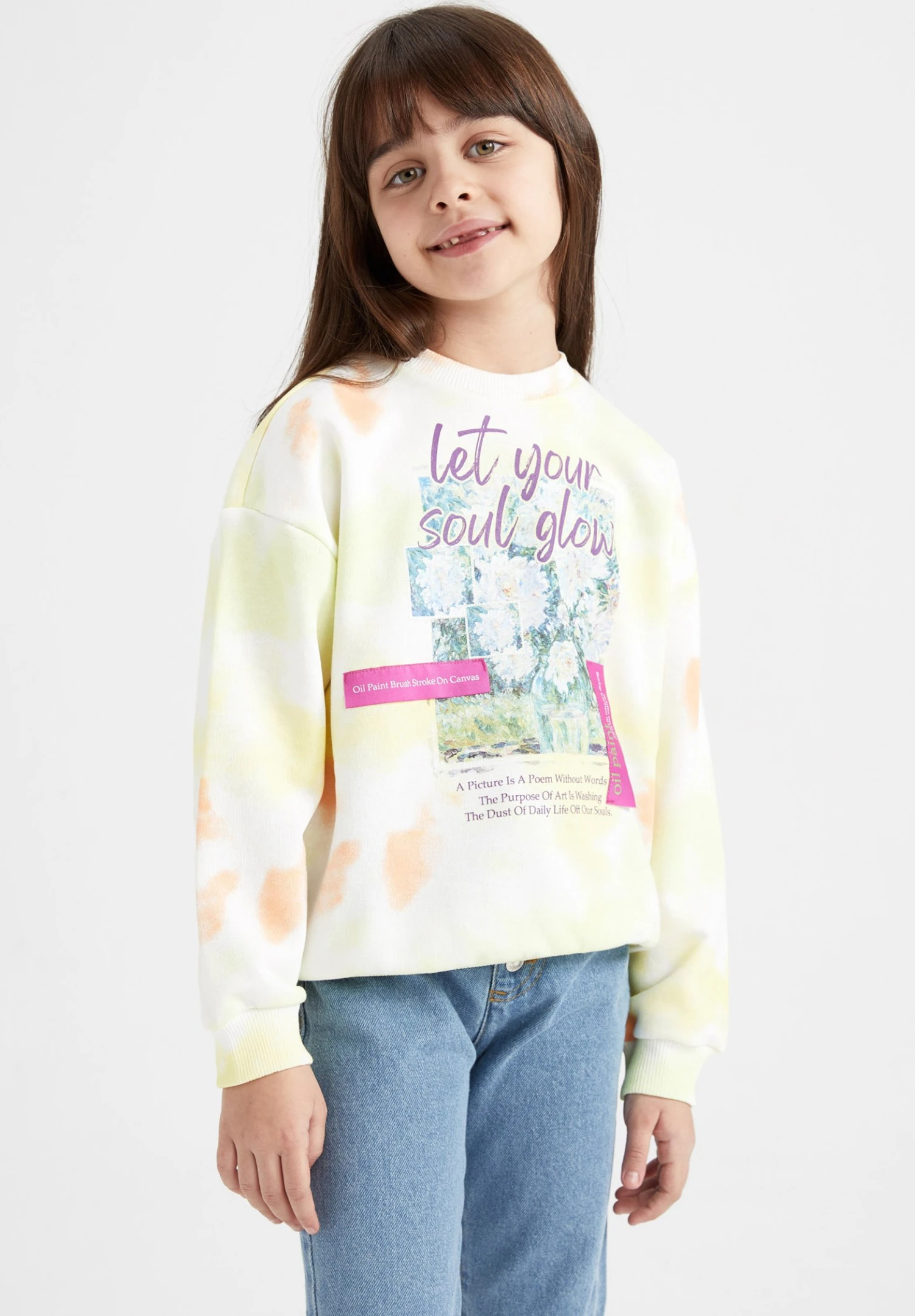 DeFacto Relax Fit- Sweater - Green 4 DeFacto Relax Fit- Sweater - Green - Afbeelding 2