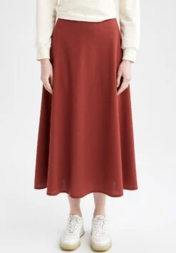 DeFacto Regular Fit - A-Lijn Rok - Brown